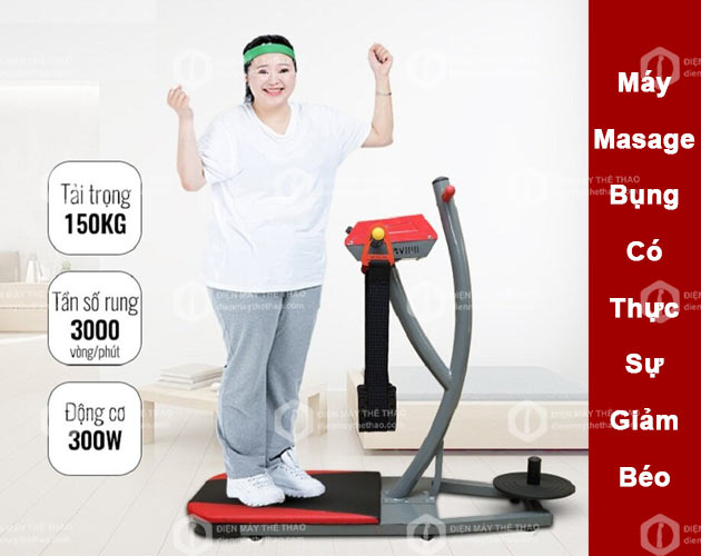 Máy massage đánh tan mỡ bụng có ảnh hưởng sức khỏe không