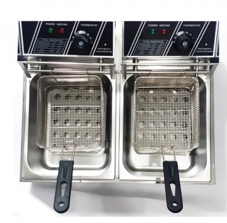 Bếp Chiên Nhúng Điện Đôi 2 Ngăn 6L