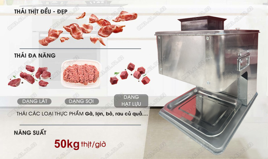 máy cắt thịt tươi sống đa năng giá rẻ 02