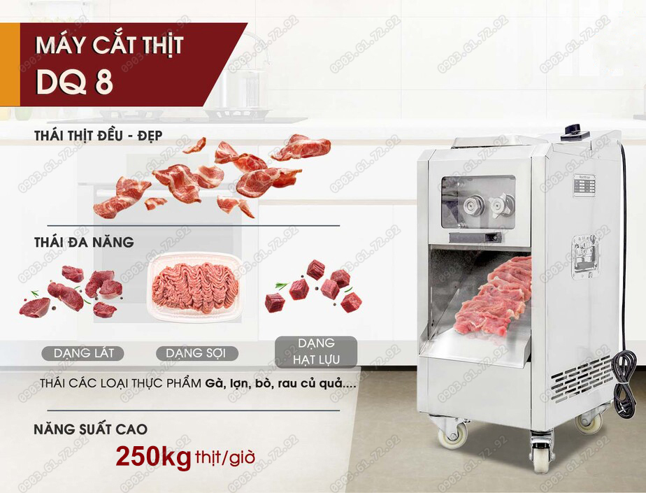 máy cắt thịt sống đa năng giá rẻ DQ8