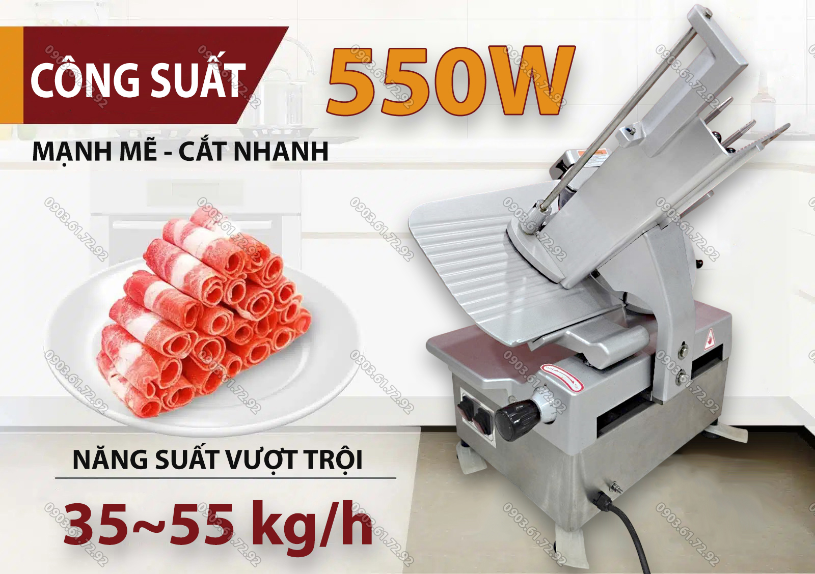 máy cắt thịt tự động msa-300s