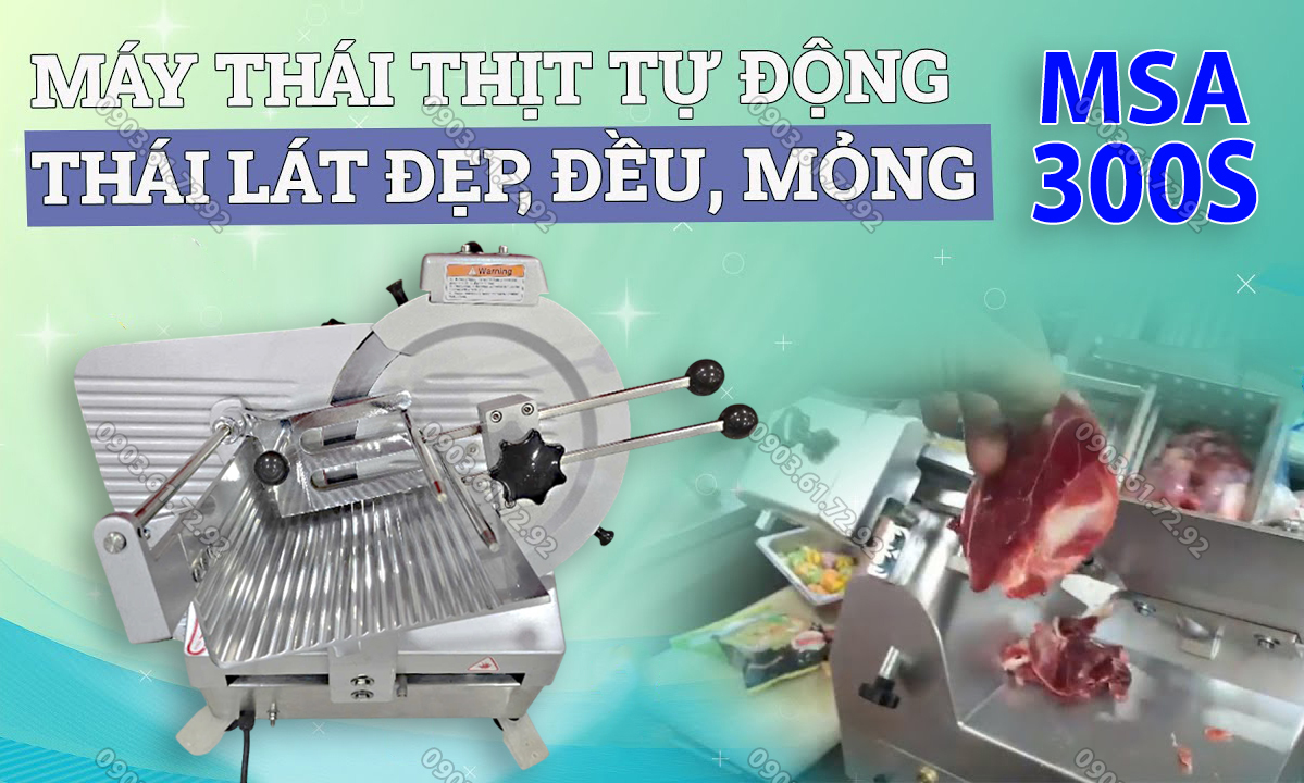máy cắt thịt tự động msa-300s