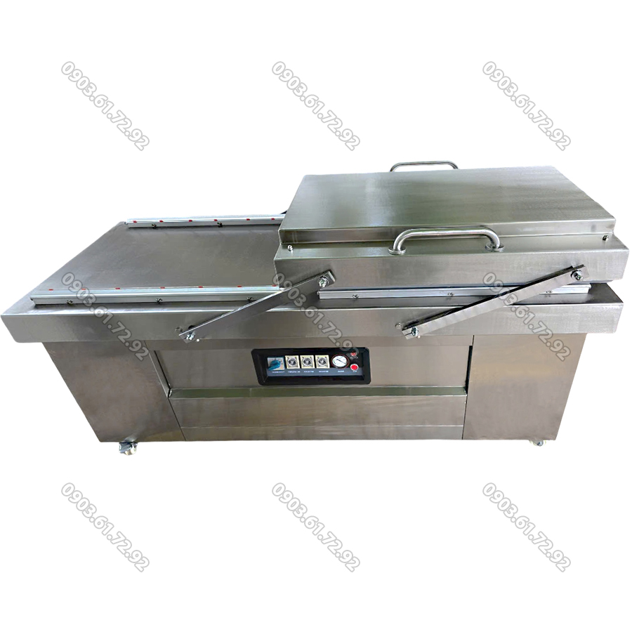 máy đóng gói hút chân không công nghiệp mikoshi dzq-820*2 promax công suất 3000w