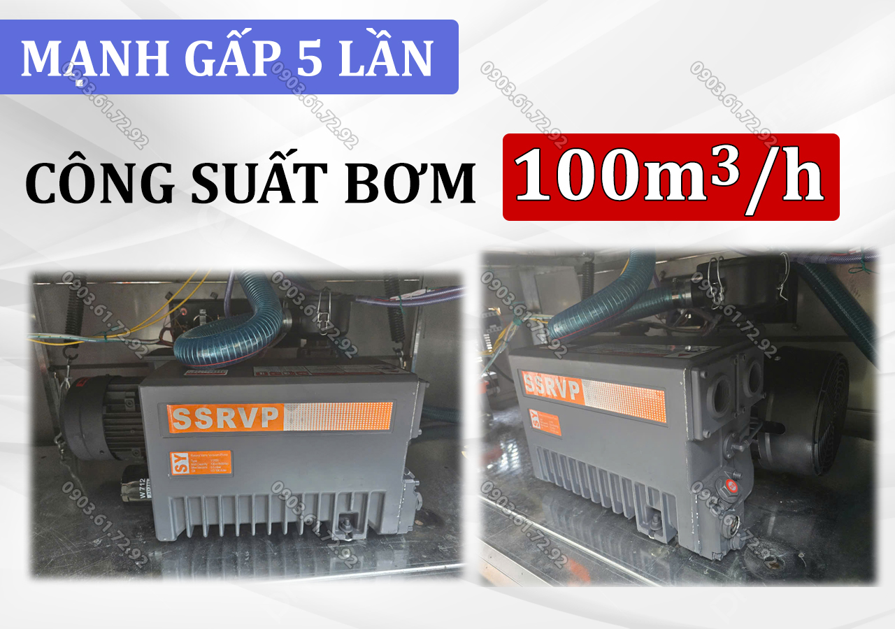 máy đóng gói hút chân không công nghiệp mikoshi dzq-820*2 promax công suất 3000w