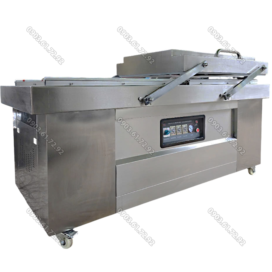 máy đóng gói hút chân không công nghiệp mikoshi dzq-820*2 promax công suất 3000w