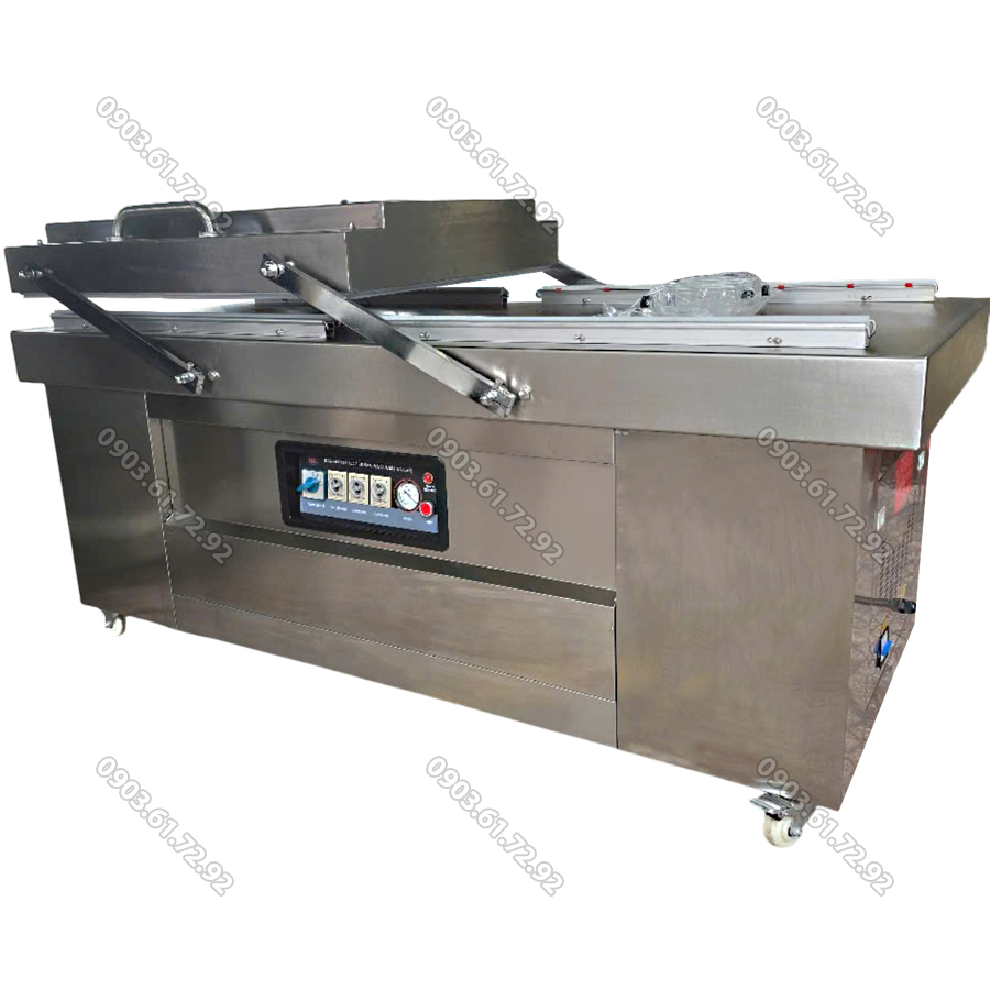 máy đóng gói hút chân không công nghiệp mikoshi dzq-820*2 promax công suất 3000w
