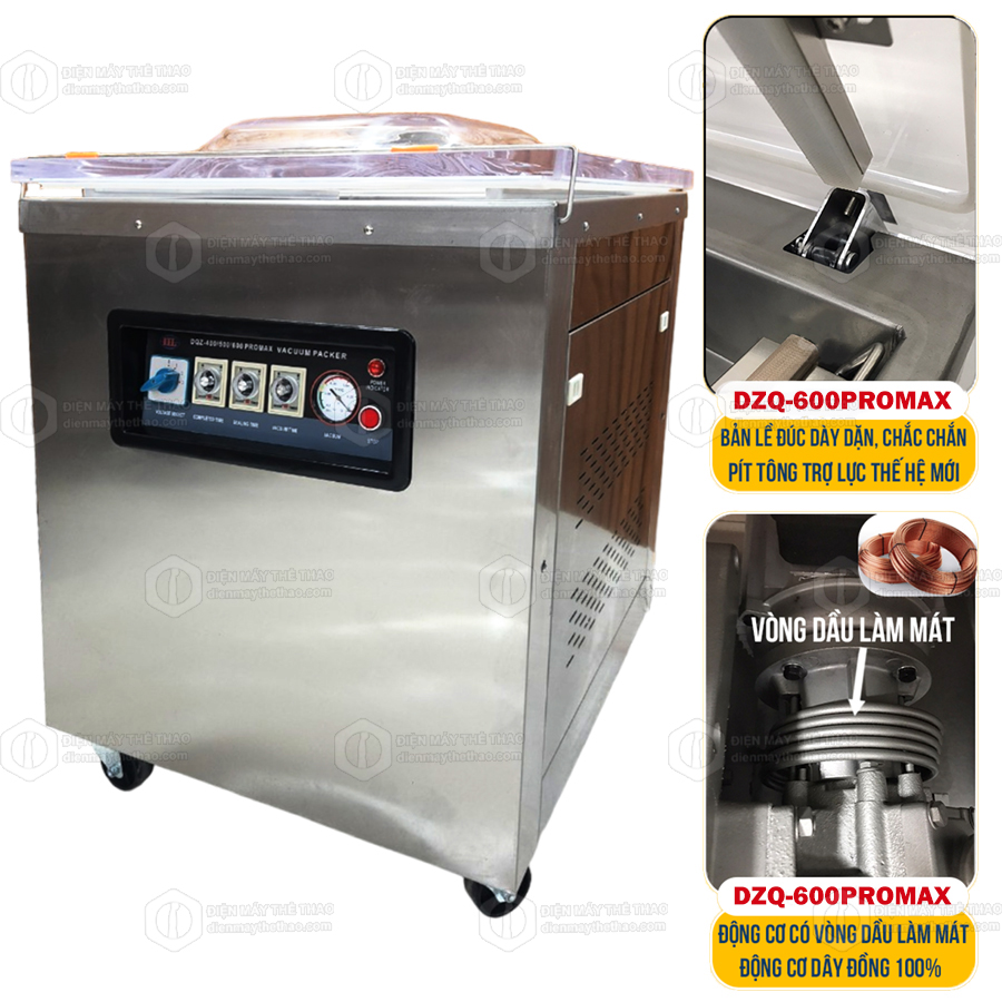 máy đóng gói hút chân không dzq 600promax