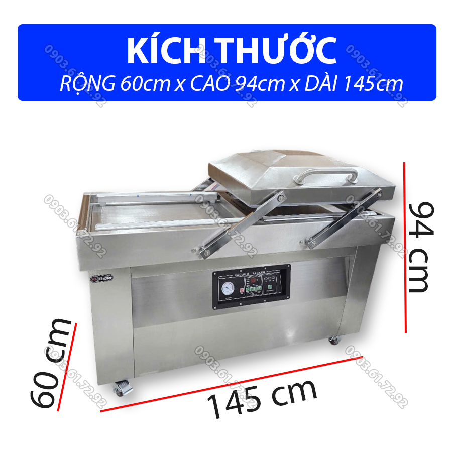 m&aacute;y đ&oacute;ng g&oacute;i h&uacute;t ch&acirc;n kh&ocirc;ng c&ocirc;ng nghiệp 2 buồn dzq600x2 3 bơm