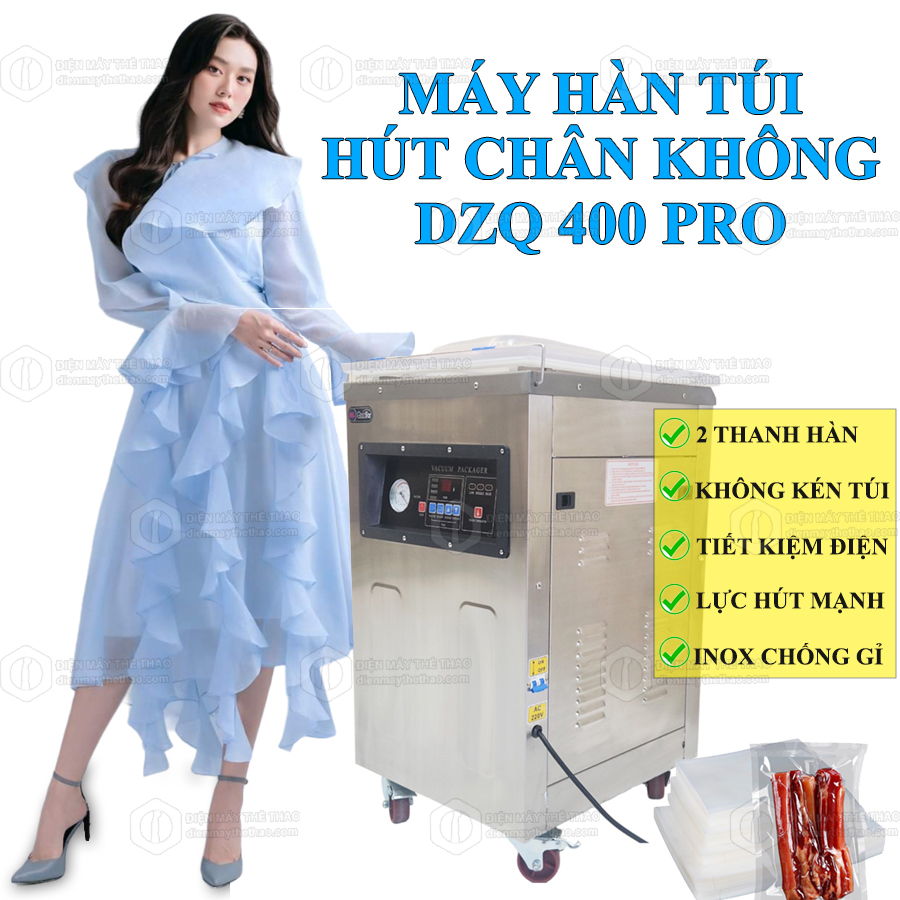 Máy hút chân không công nghiệp không kén túi DZQ 400