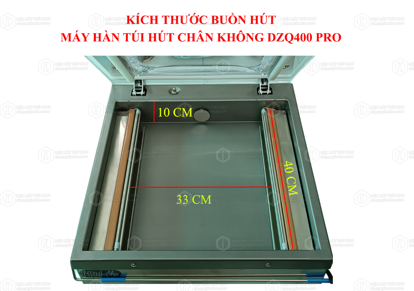 buồn hút máy đóng gói hút chân không dzq 400