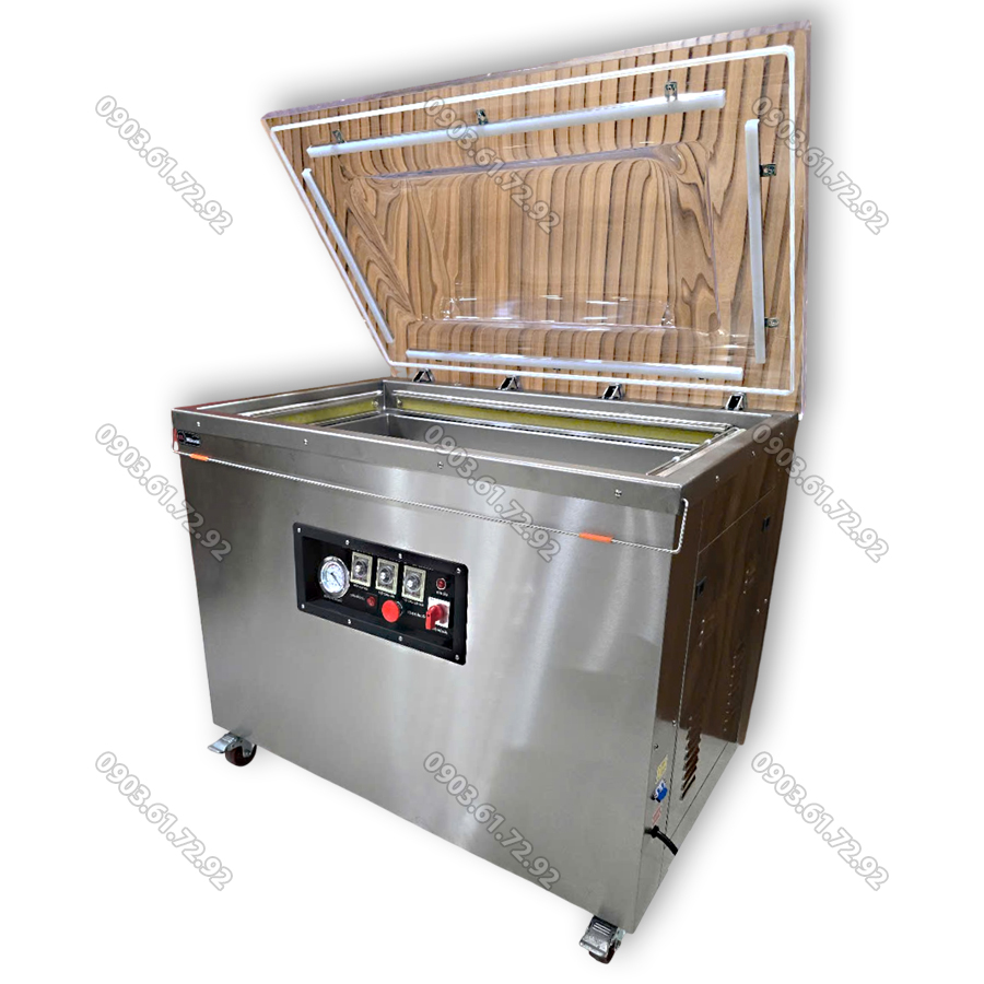 máy đóng gói hút chân không dzq450 4 đường hàn túi