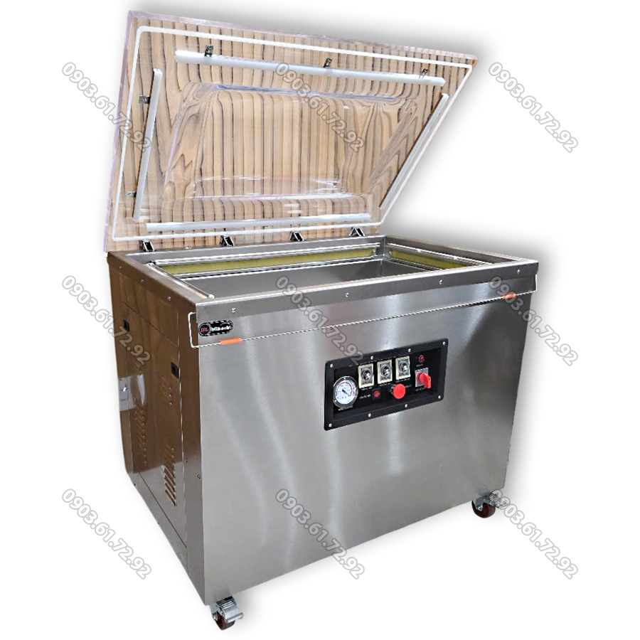 máy đóng gói hút chân không dzq450 4 đường hàn túi