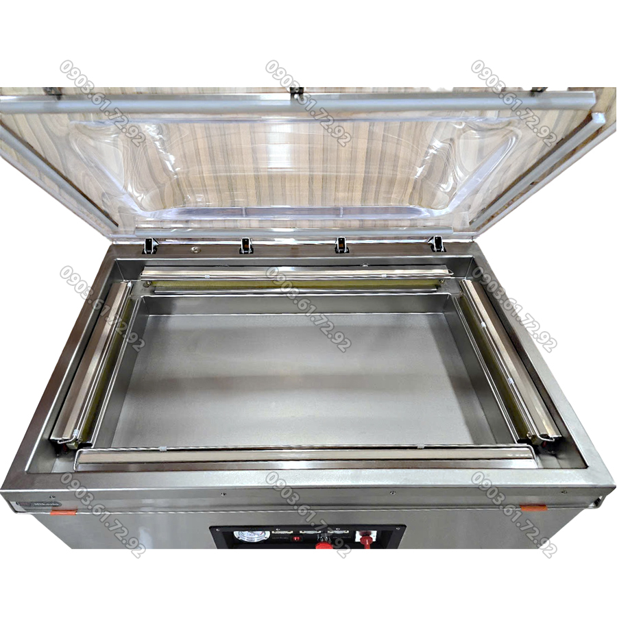 máy đóng gói hút chân không dzq450 4 đường hàn túi