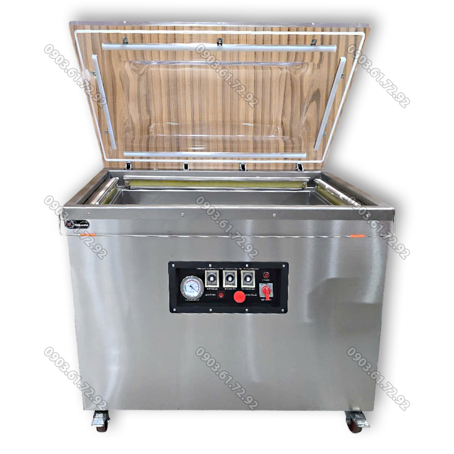 máy đóng gói hút chân không dzq450 4 đường hàn túi