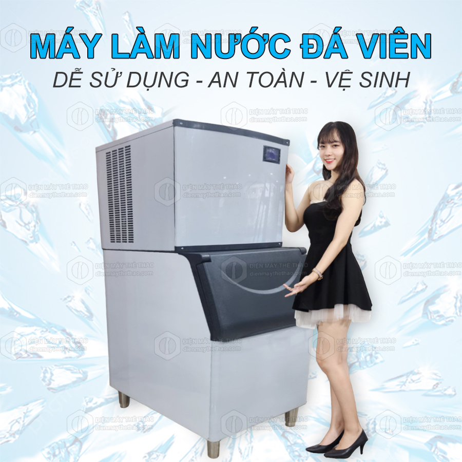 máy làm nước đá viên siêu sạch