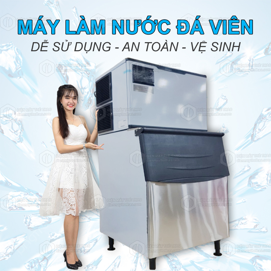 máy làm nước đá viên siêu sạch