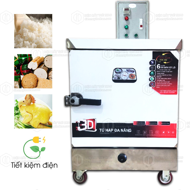 tủ hấp đa năng cao cấp 6 khay