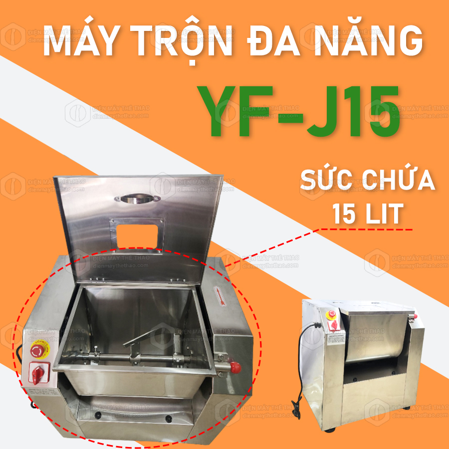 máy trộn thực phẩm đa nawg 15kg YF-J15