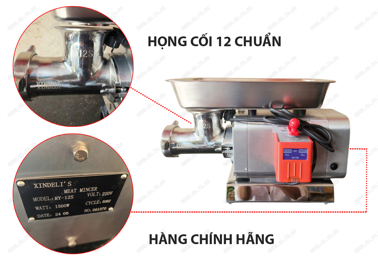 máy xay thịt đùn thịt đa năng ry-12s